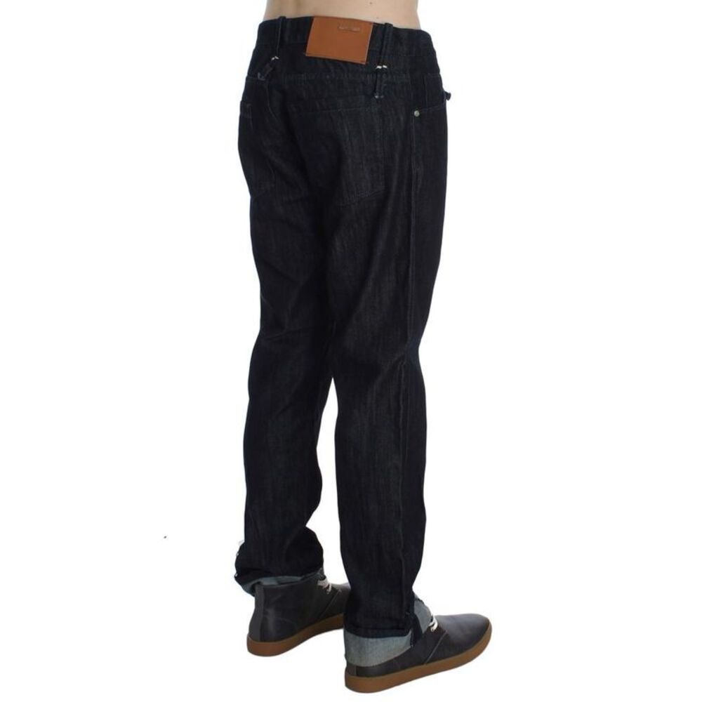 Acht Straight Leg Jeans Relaxed Fit Men Blue Bottoms